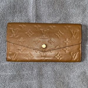 *AUTHENTIC* Louis Vuitton Wallet Empreinte Leather Tan